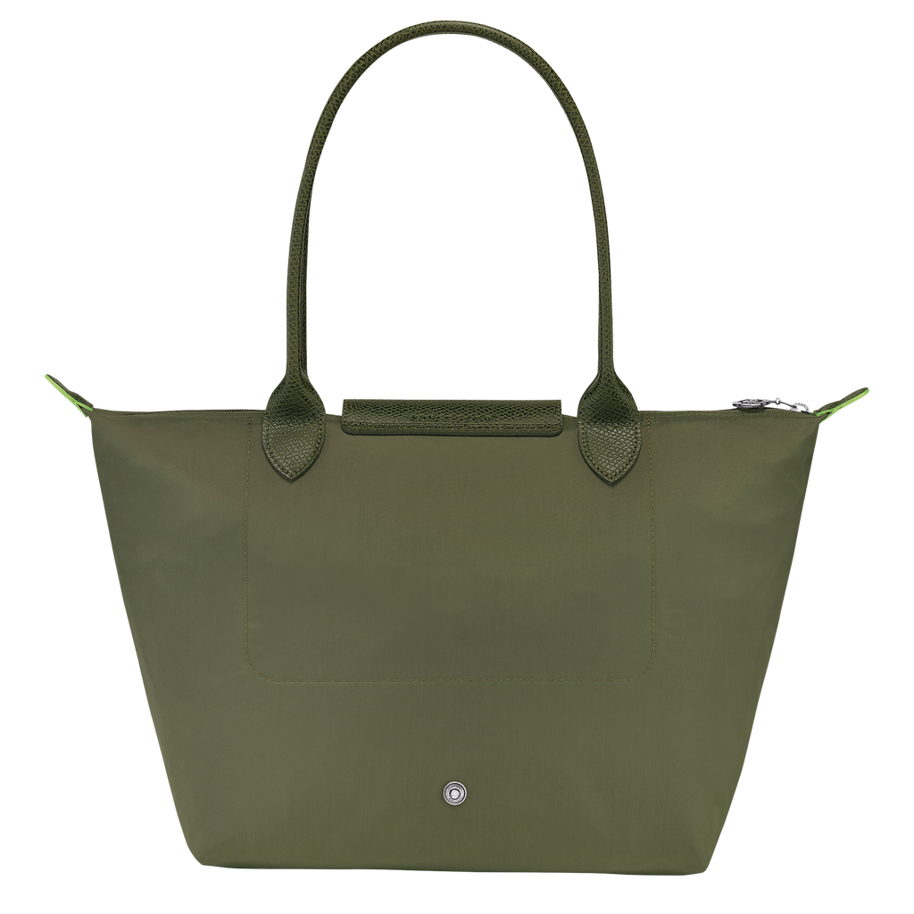 Le Pliage Green Medium Tote Bag Forest Green