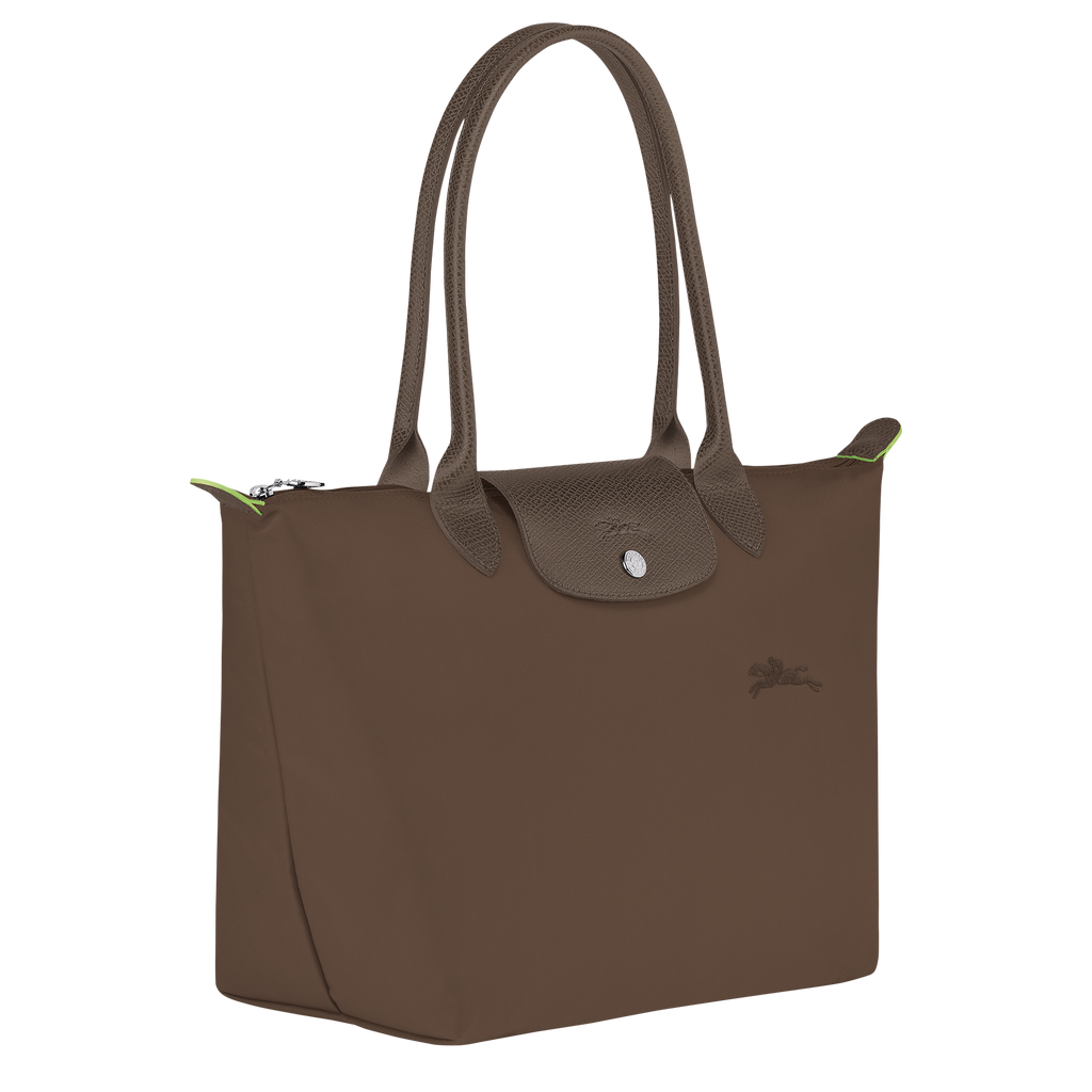 Le Pliage Green Medium Tote Bag Terracotta