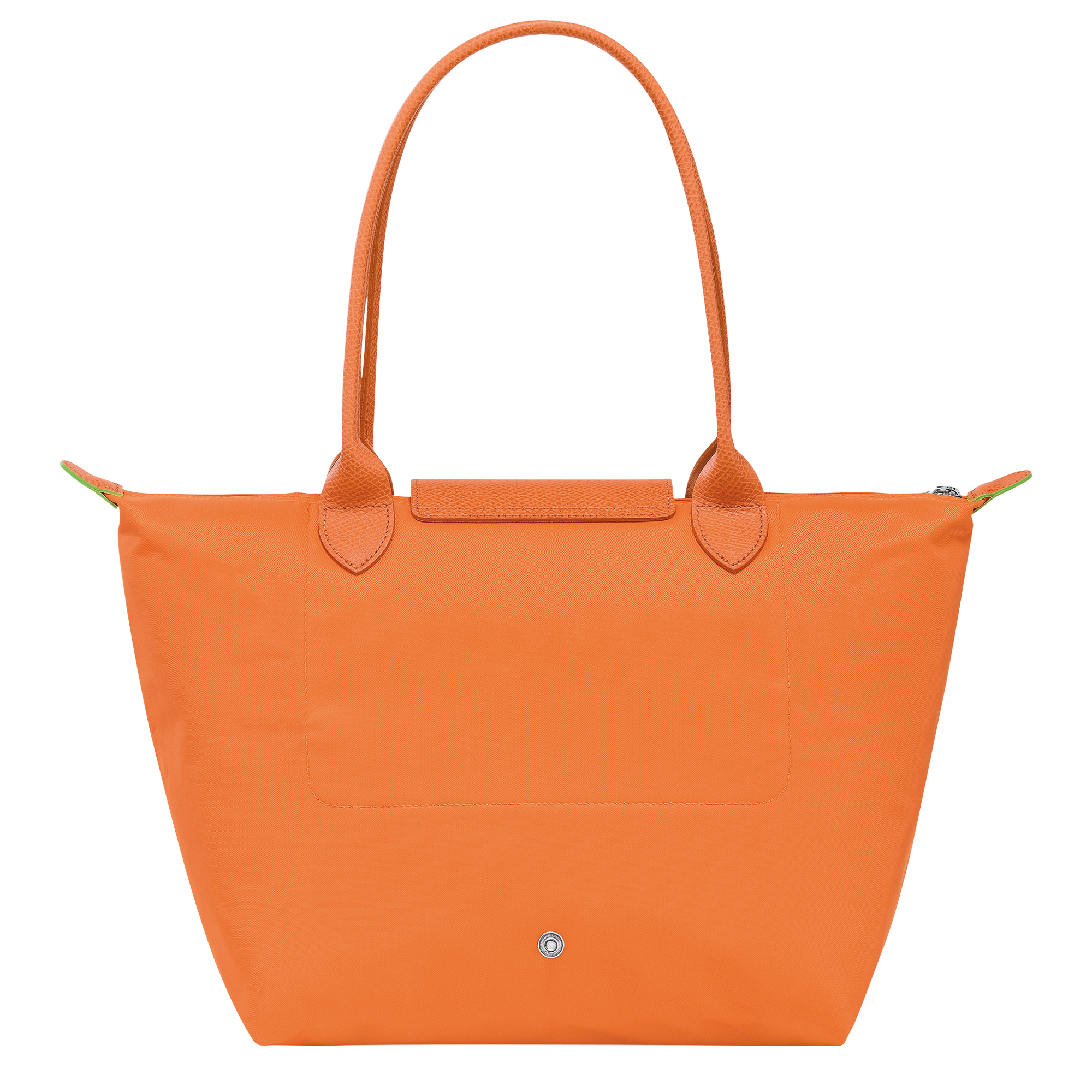 Le Pliage Green Medium Tote Bag Orange