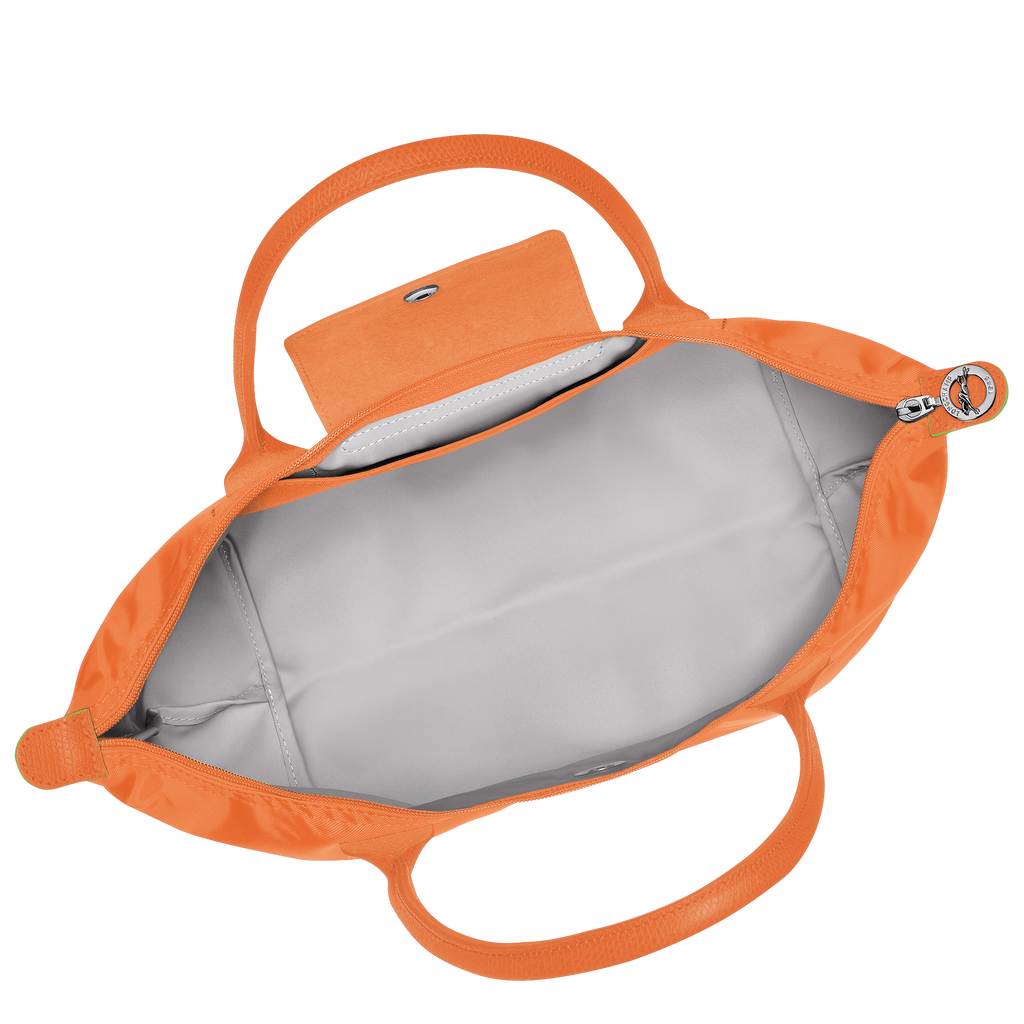 Le Pliage Green Medium Tote Bag Orange